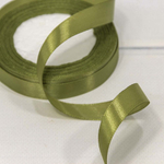 Лента Атласная 1,5см х 28м Сатин (Оливковый)