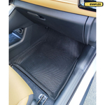 Коврики EVA для GAC GS3 2 поколение (03.2023 - н.в.) - Комплект в салон - 3D С бортиками - Черный - Черный кант