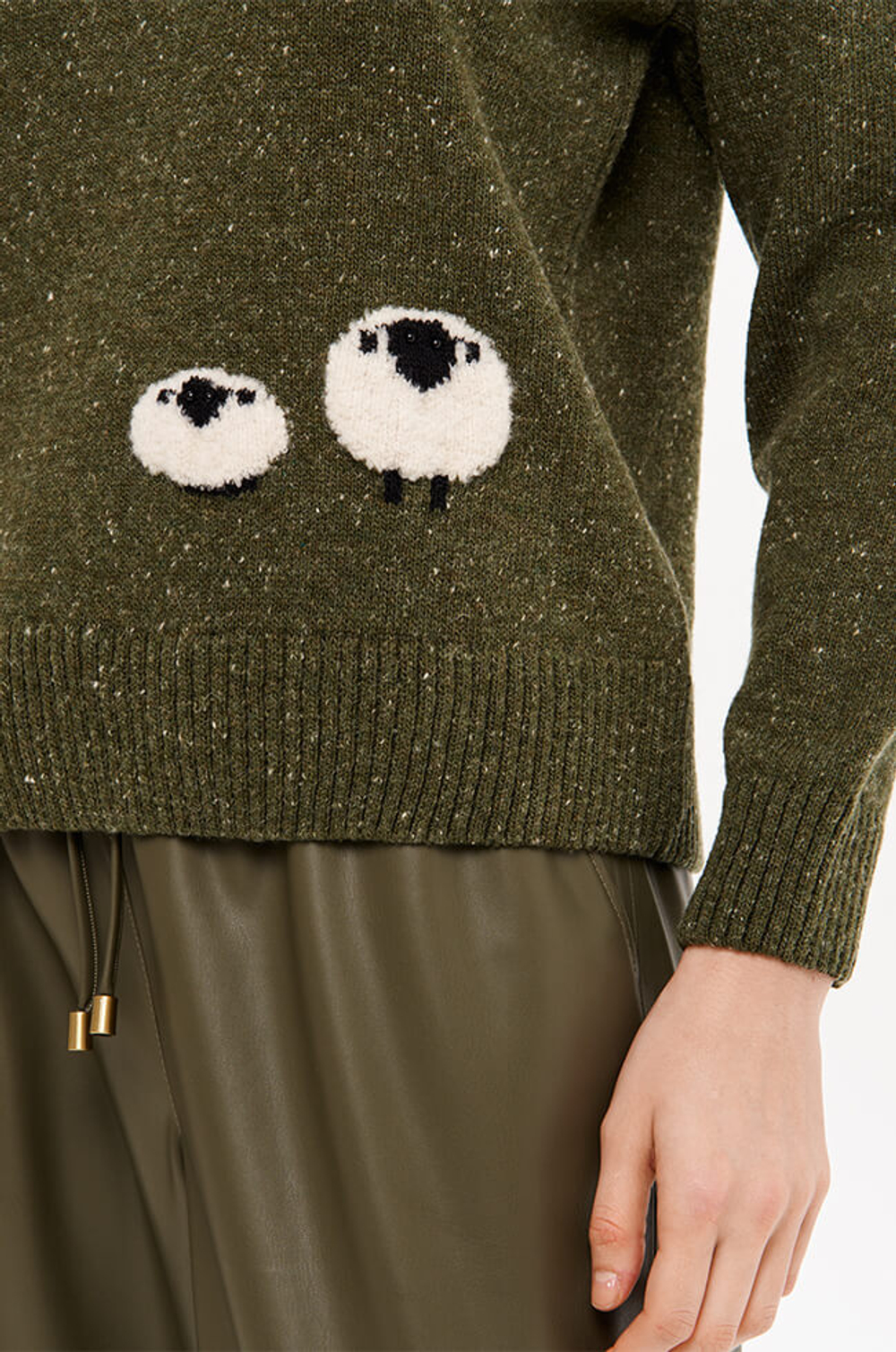 23365 Джемпер женский (хаки)