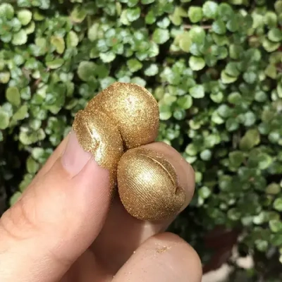 Бронзовая пудра БПК 100 гр, пигмент бронзовый 80-60 микронов (металлическая пудра) для краски и декора, крупная