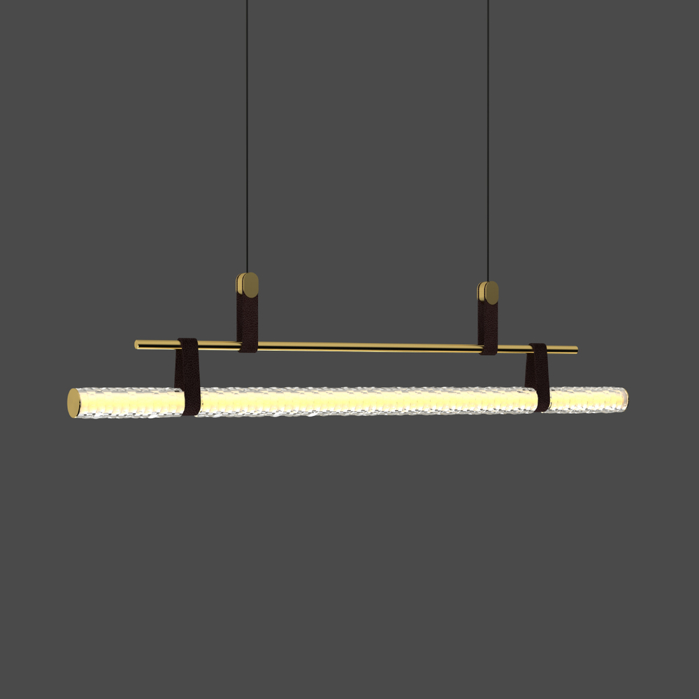 Подвесной светильник 8501P/L brass/clear