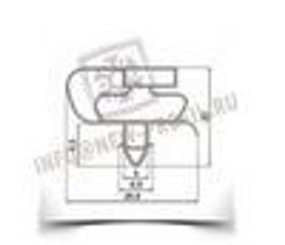 Уплотнитель для холодильника Атлант ХМ-1702 х.к. 710*560 мм(021)