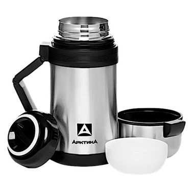 Термос 0.80л Арктика Универсальный С широким горлом 201-800 (98°C &gt;6ч-83°С &gt;12ч-62°С  &gt;24ч-42°С) 734г D70мм 120x210мм