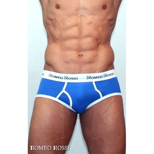 Мужские трусы брифы голубые Romeo Rossi RR366 Brief