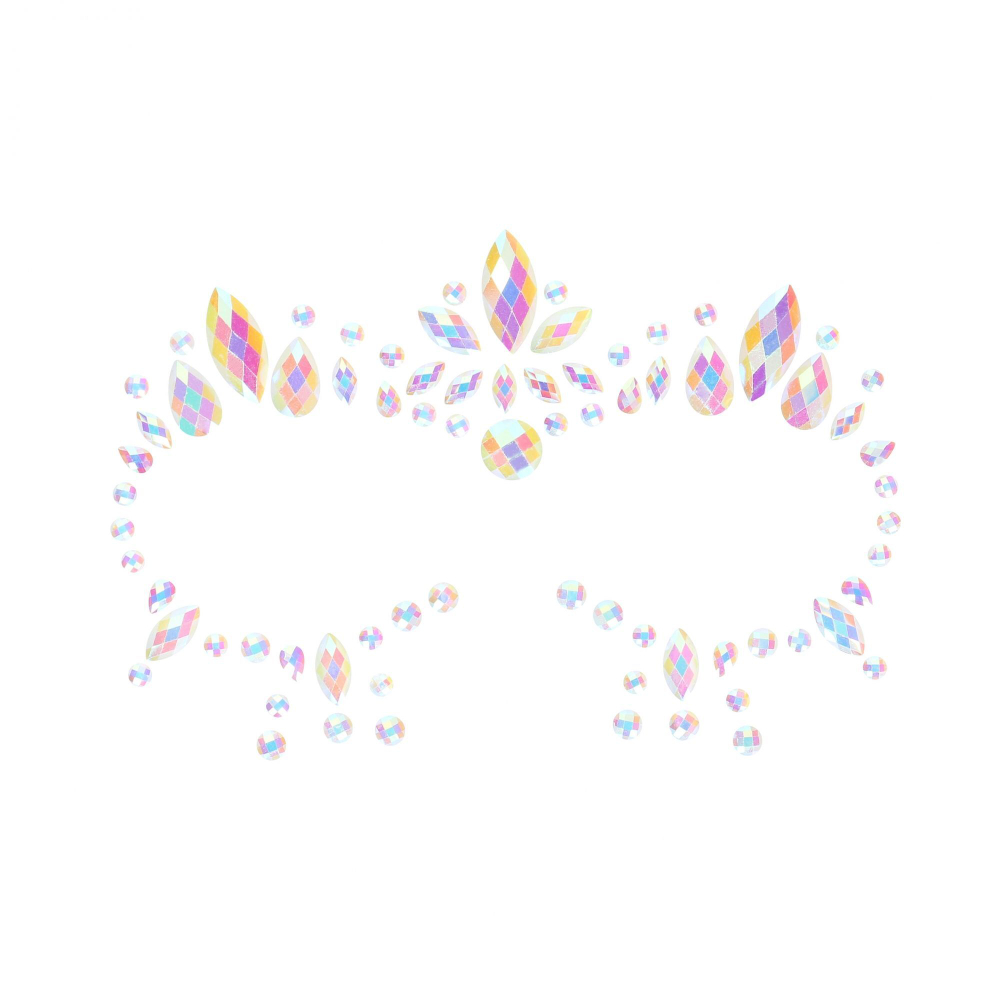Декоративное украшение из камней Body Jewelry Stickers на клеевой основе (Цвет: не задано)