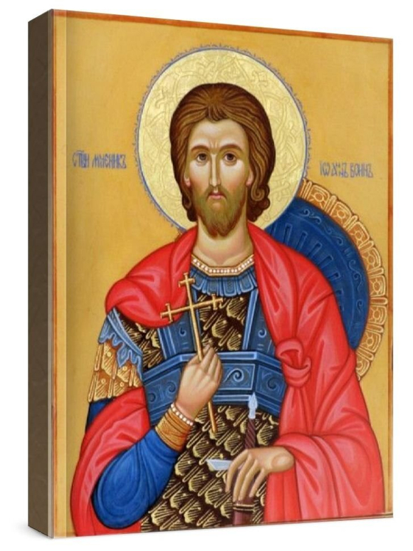 Иоанн Воин (рукописная икона)