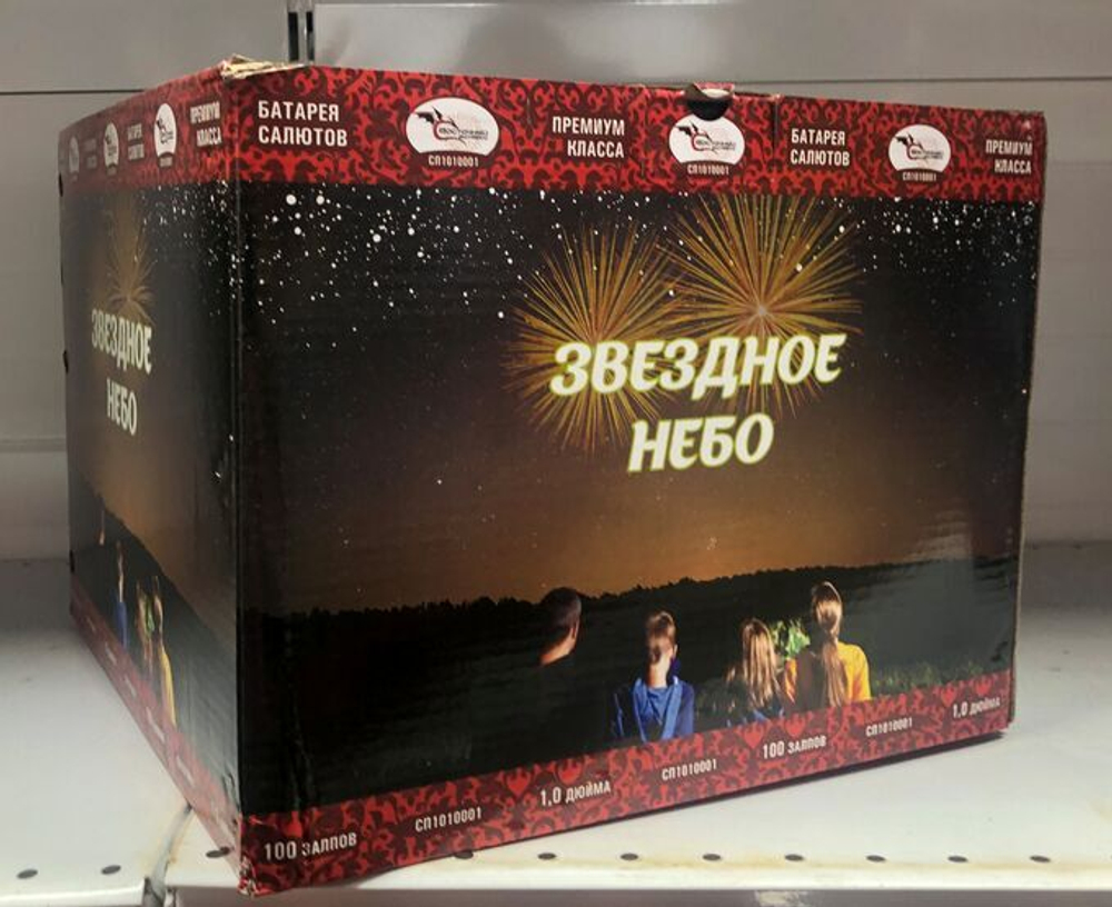 Звездное небо (100 залпов -1")