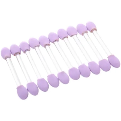 Аппликаторы для макияжа 10шт «ЭФФЕКТО», цвет фиолетовый, 6см