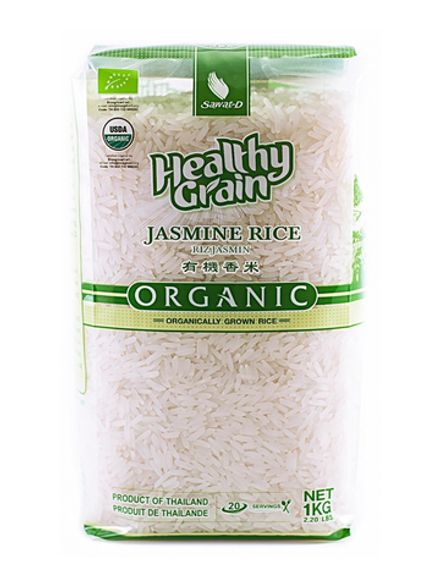 Рис Sawat-D Organic Жасмин тайский белый 1 кг