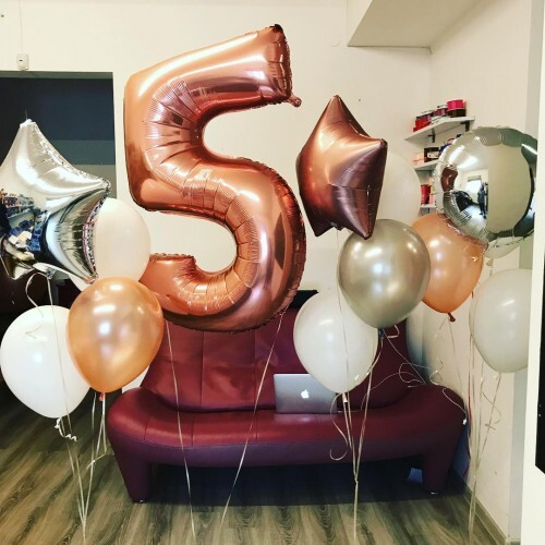 Композиция из шаров Ребенку на 5 лет