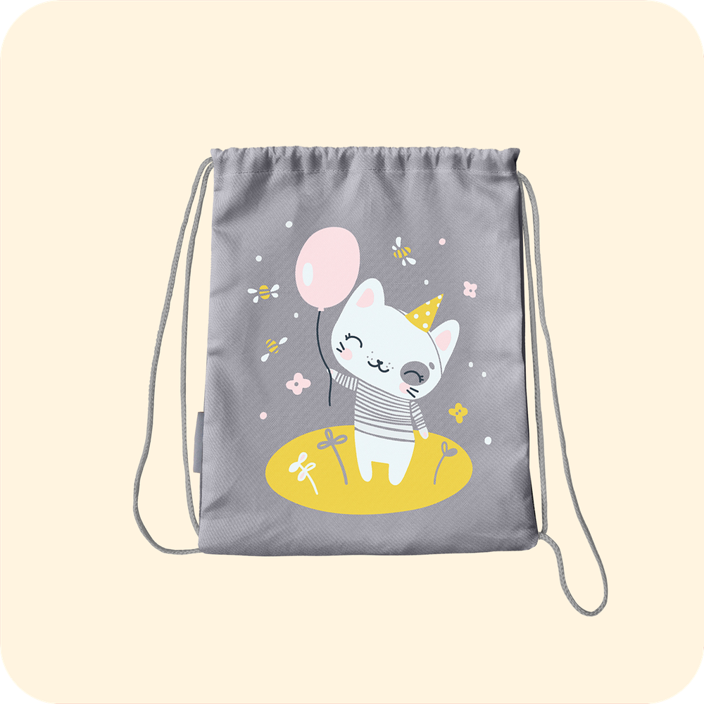 Мешок для сменки. Котик