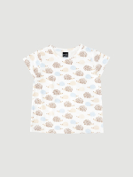 Футболка для девочек Mjölk Ёжики на экрю