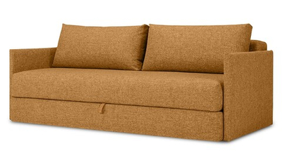 Диван Коя Лайт Strong Plus 06 208*94*80 см, Оранжевый  Еврокнижка Фиеста