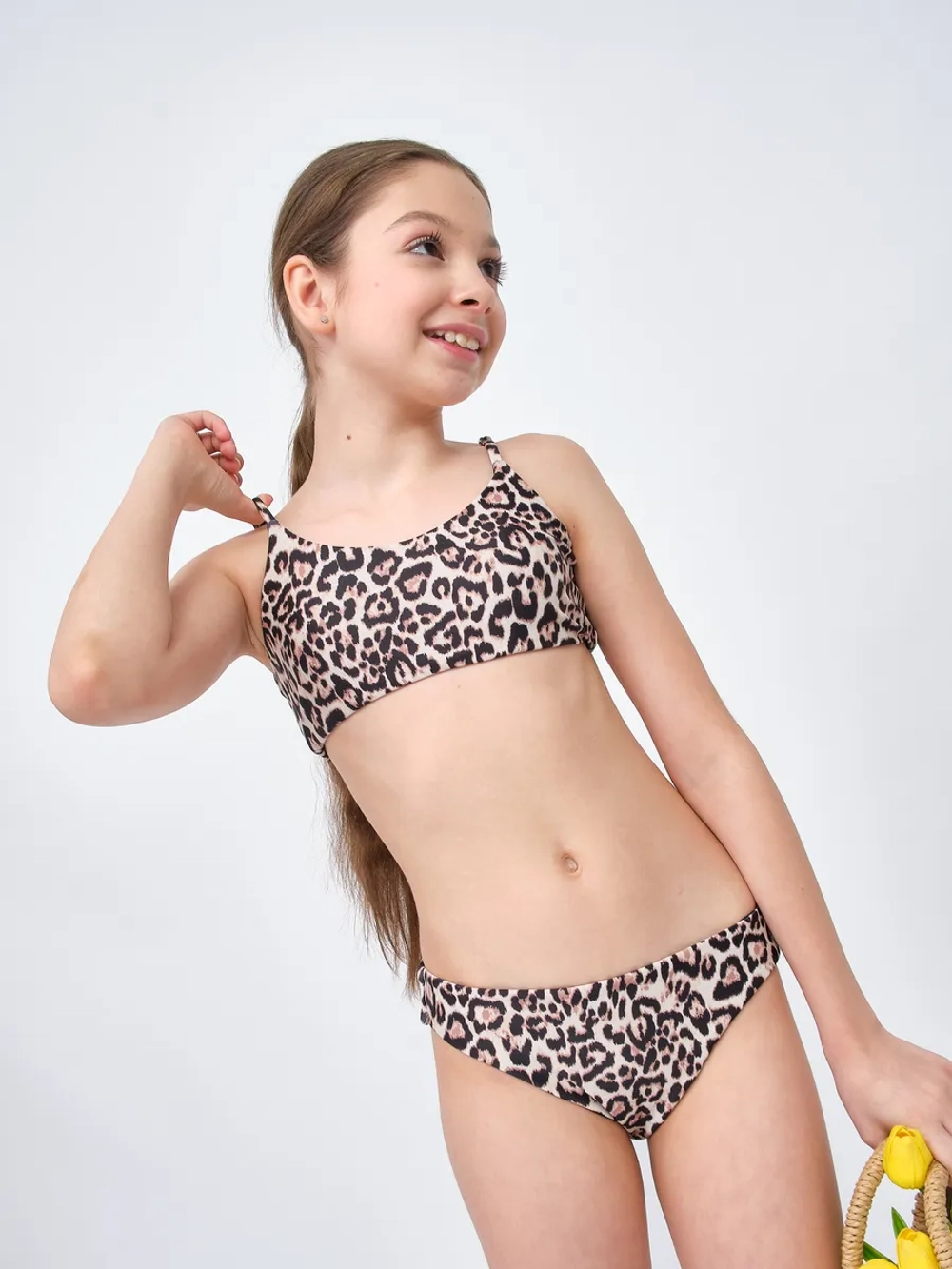 купальник раздельный с топом для бассейна