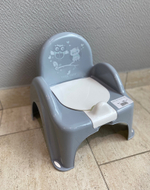 Горшок Стульчик  "Совы" (grey-серый)