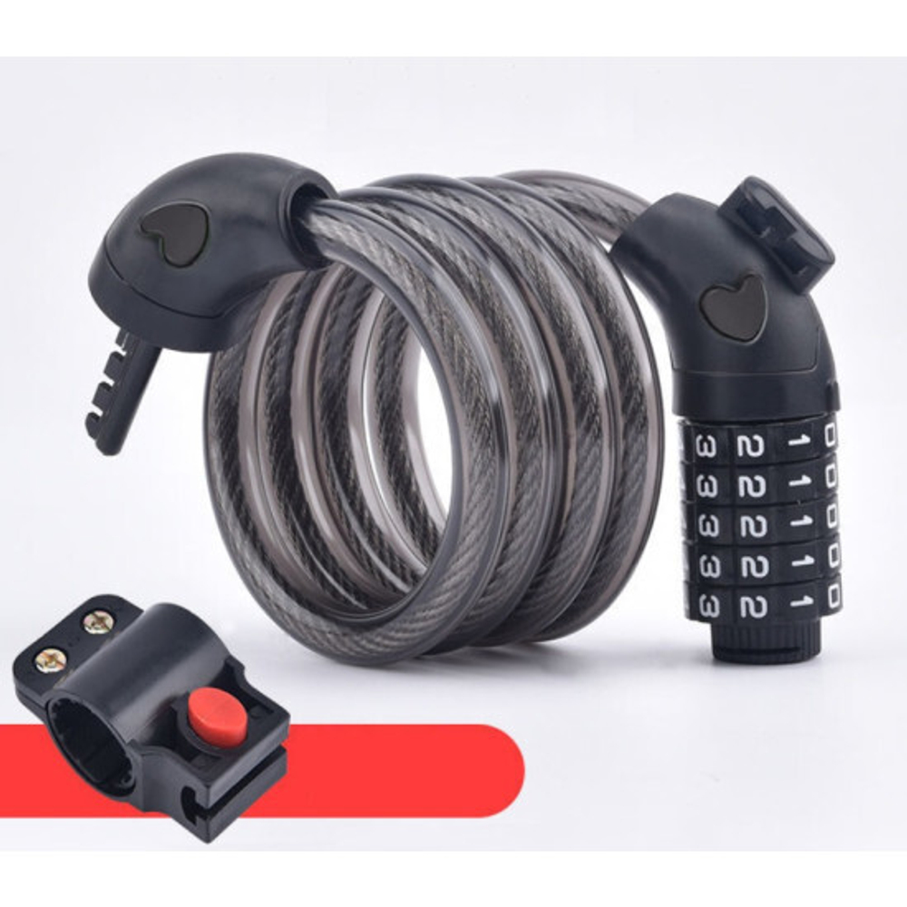Противоугонный кодовый замок трос