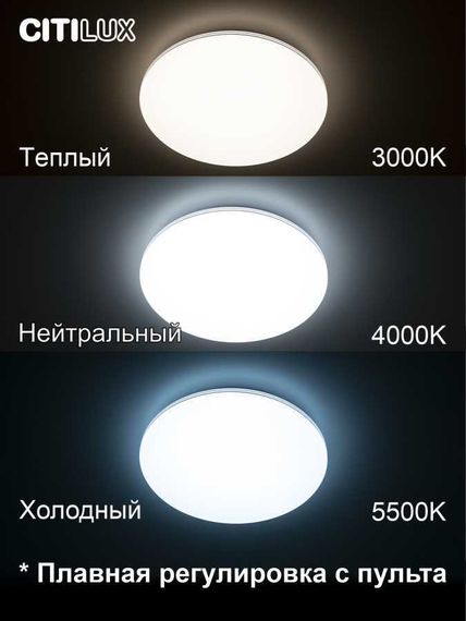 Потолочный светодиодный светильник Citilux Симпла CL714480G