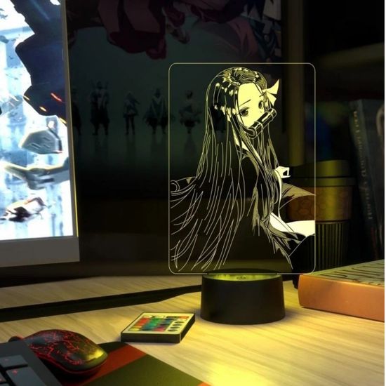 3D лампа Незуко Клинок рассекающий демонов