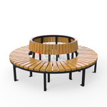 Скамейка Блок радиусная