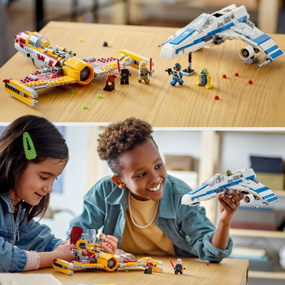 LEGO Star Wars — E-Wing Новой Республики против звездного истребителя Шин Хати 75364