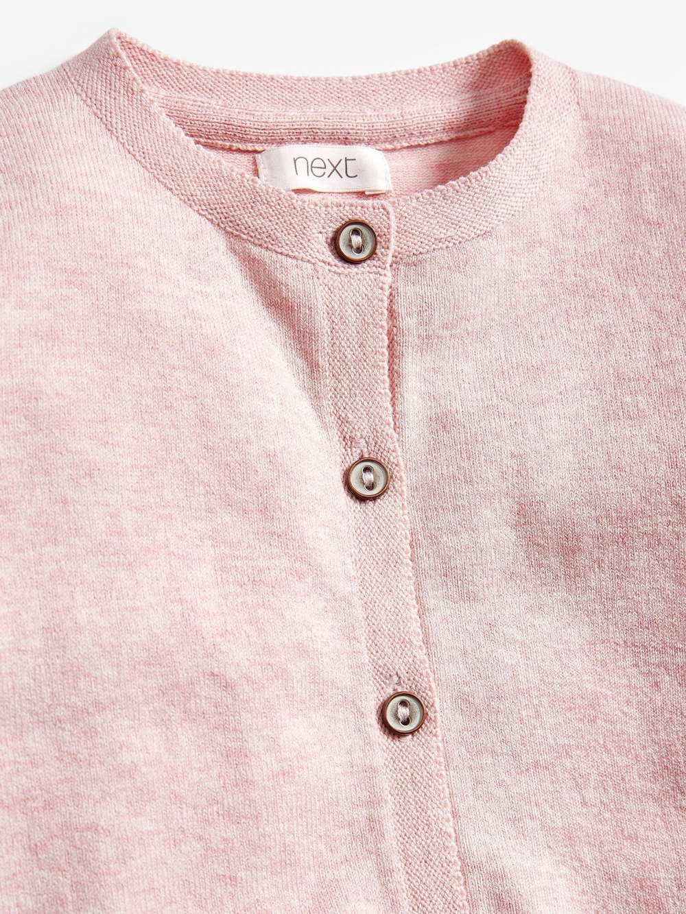Кардиган с карманом для девочки Next 656-345, Розовый