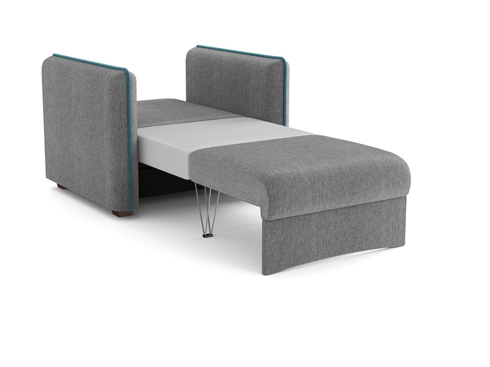 Кресло-кровать Авалон жаккард тесла серый/деним