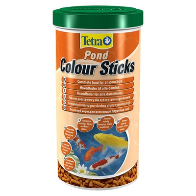 Tetra Pond ColorSticks 1 л - корм для прудовых рыб (палочки)