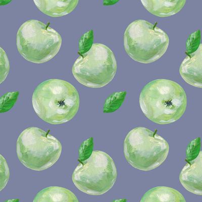 Зелёные яблочки