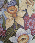 Декоративный гобеленовый чехол для интерьерной подушки Весенняя 38*38