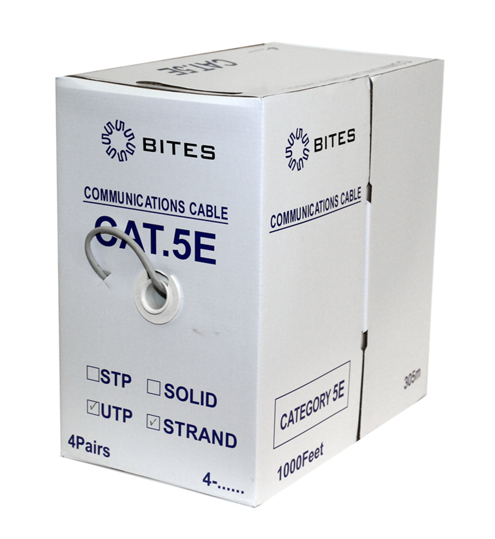 Кабель витая пара U/UTP 5e кат. 4 пары 5bites UT5725-305A