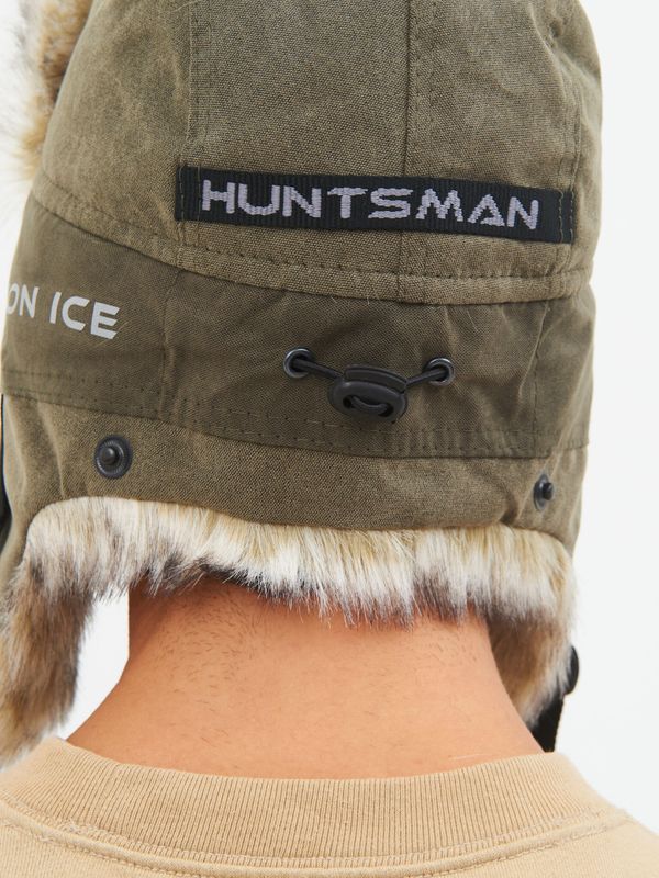 Шапка ушанка зимняя Yukon Ice ткань Finlandia цвет Хаки