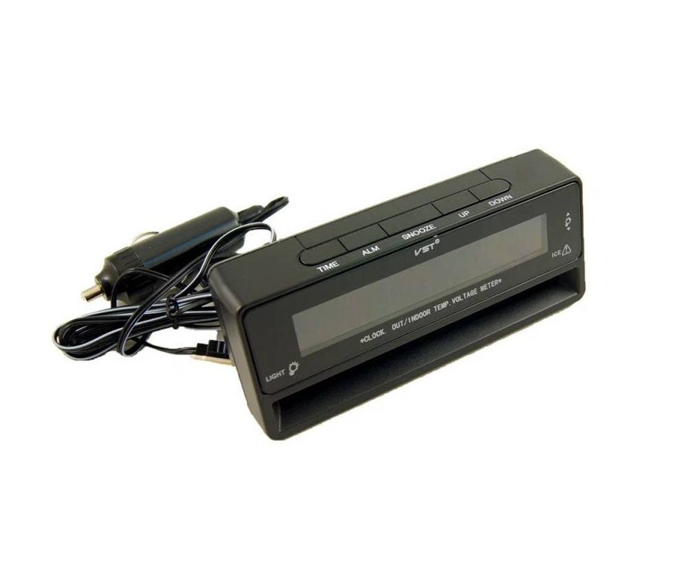 Авто часы VST 7010V RGB (изменяемая подсветка)