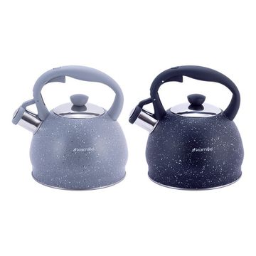 Чайник 2 л. из нержавеющей стали со свистком Kamille