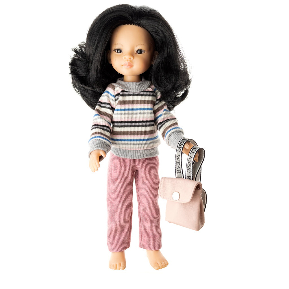 1_Свитер, брючки и рюкзак для кукол Paola Reina 32 см (930)