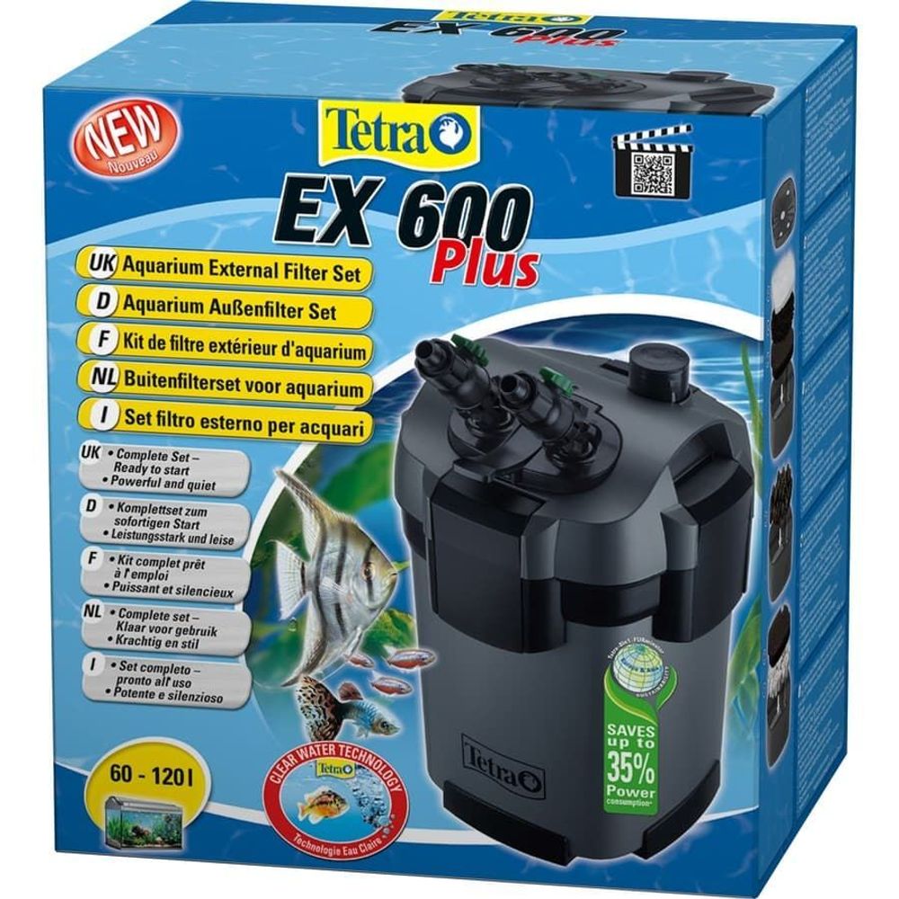 Tetra EX 600 Plus внешний фильтр для аквариумов 60-120 л