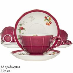 Lenardi 133-179 Чайный набор 12пр. 250 мл в под.уп.(х6)Фарфор