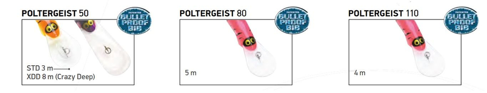 Воблер Halco POLTERGEIST 110 # 8 110mm, 28 г.,4m+ (F)
