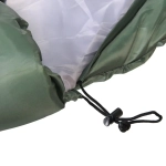 Спальник одеяло с капюшоном 210*75см 2400гр зеленый -5С