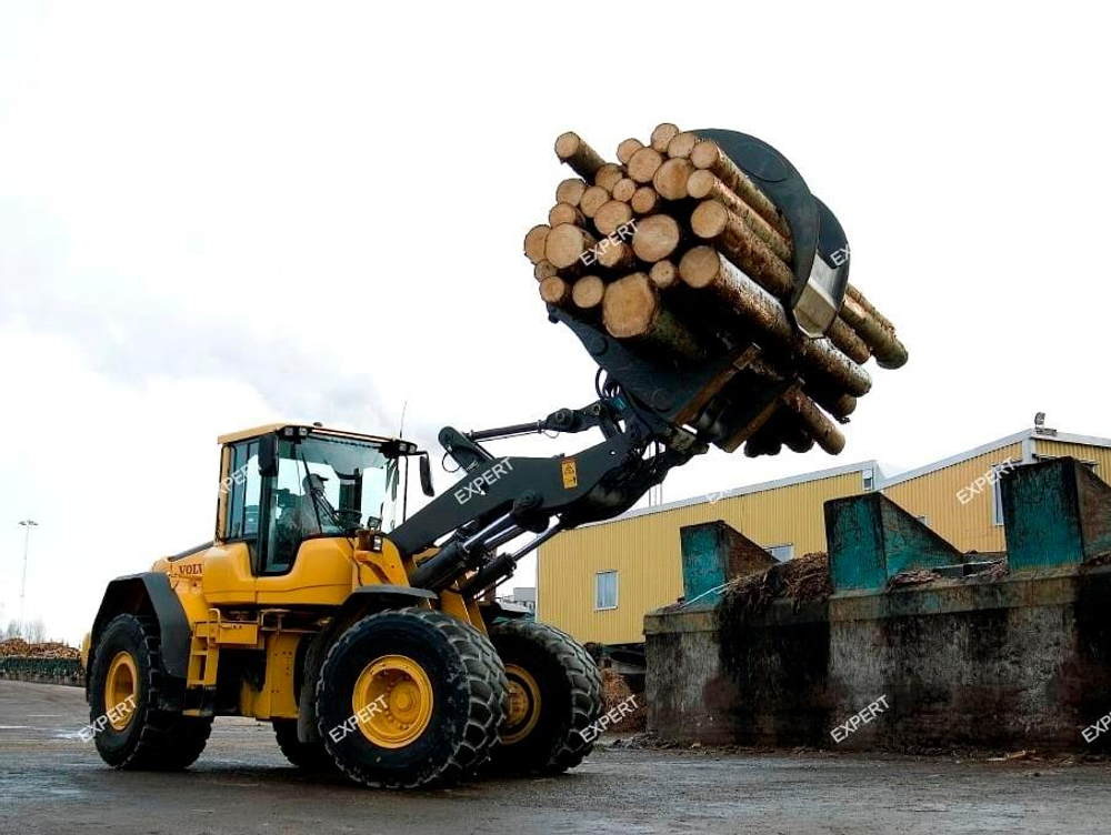 Бревнозахват на Фронтальный погрузчик Doosan