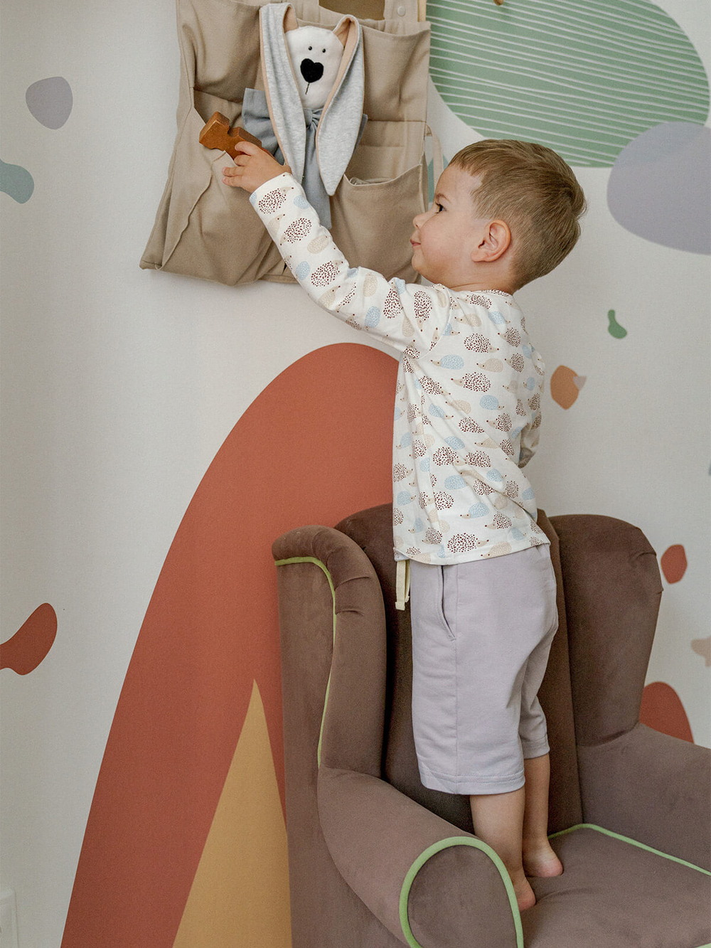 Шорты удлиненные Mjölk Magic Mint/White Sand, сет 2 шт., уценка