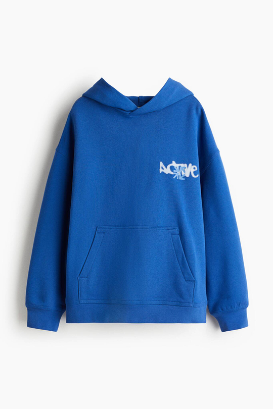 H&M Толстовка с капюшоном, синий