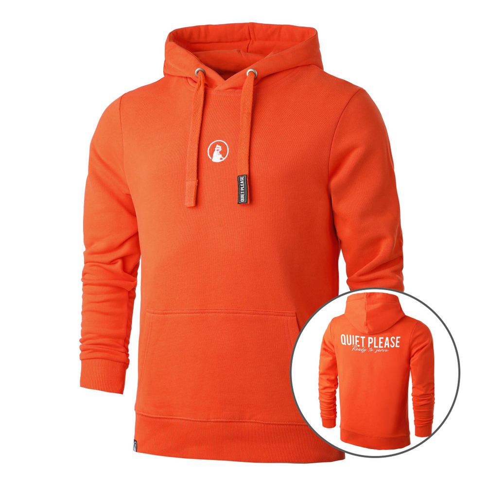 Мужская кофта теннисная Quiet Please Ready To Serve Hoody Men - Orange
