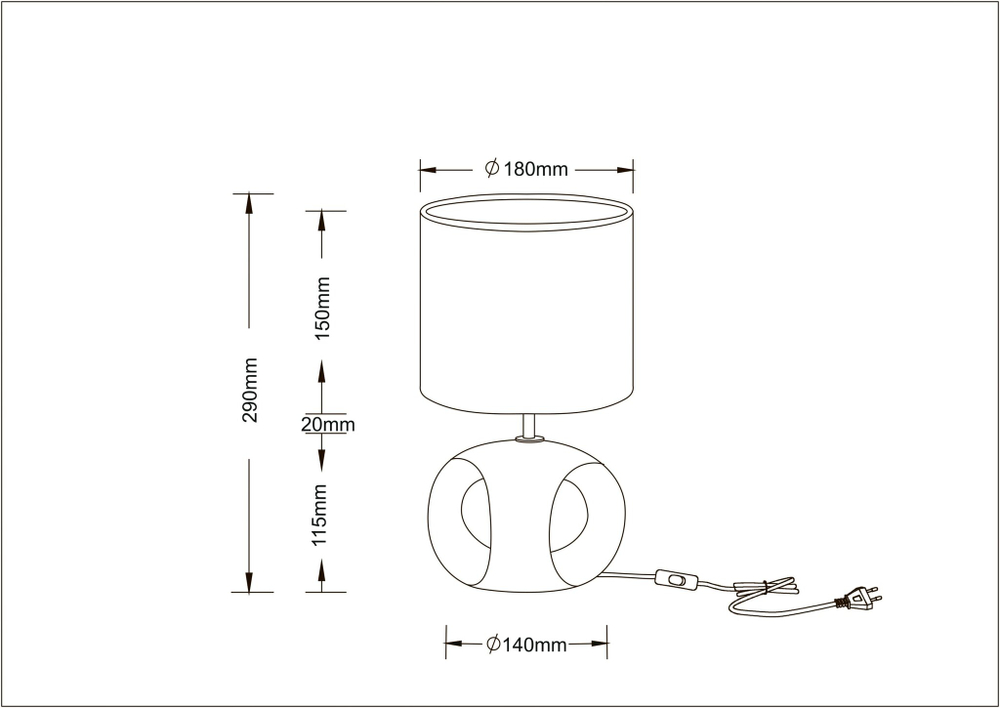 Настольная лампа Arte Lamp ZAURAK A5035LT-1GO