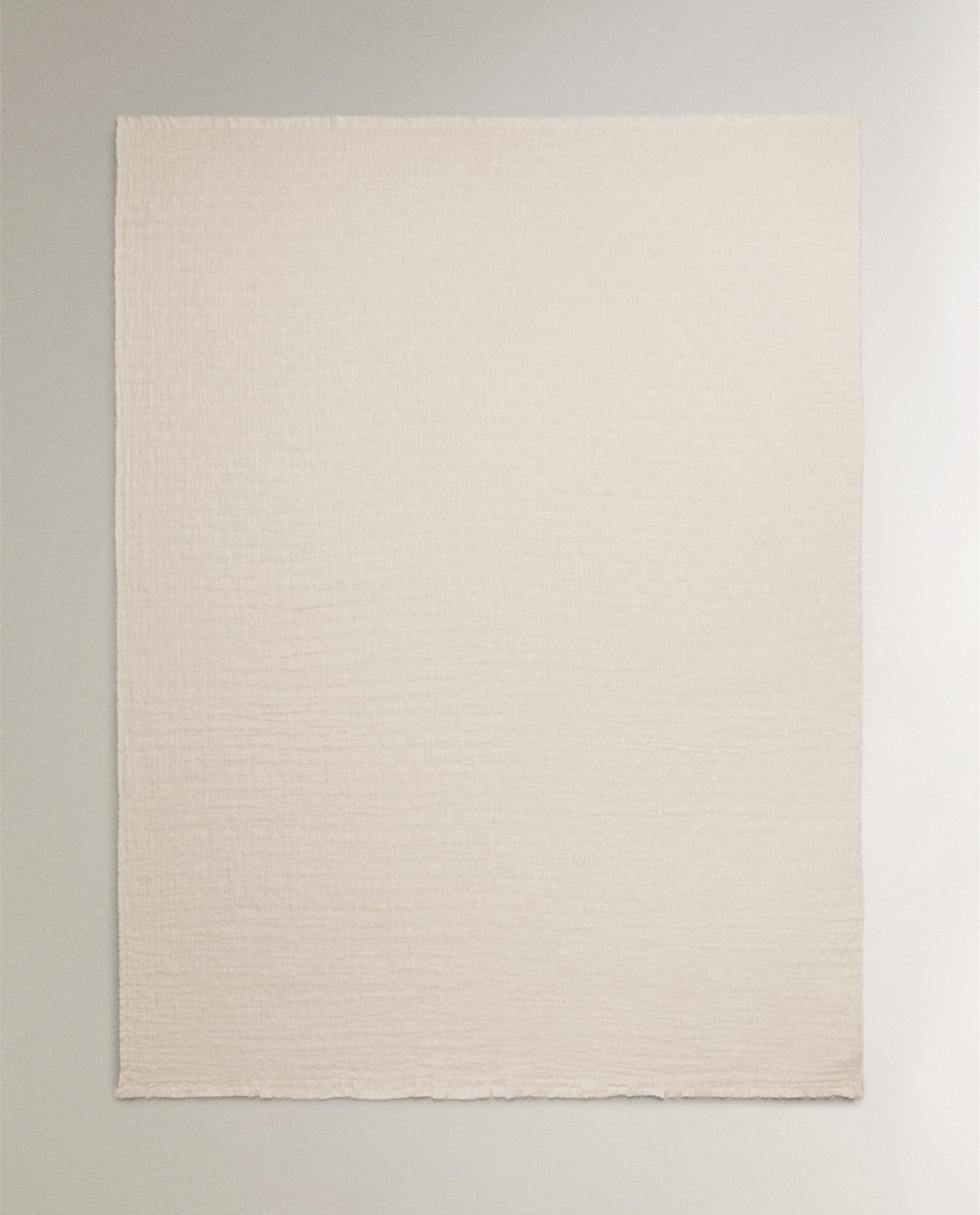 Zara Home плед из хлопка, зелёный · 3121/004