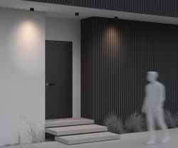 Уличный потолочный светодиодный светильник Maytoni Lumina O498CL-L15B3K