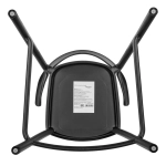 Стул полубарный Bradex Home Forma, чёрный