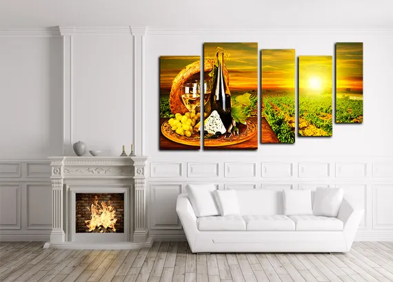 Модульная картина "Конец рабочего дня"