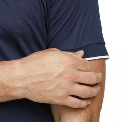 Мужское теннисное поло Dunlop Polo Men - Dark Blue, White