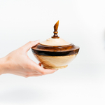 Деревянная сахарница из древесины сибирского кедра