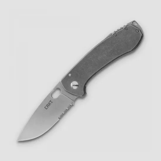Складной нож CRKT Jesper Voxnaes Design Amicus CR/5446 c клинком из стали 8Cr13MoV, рукоять Stainless Steel